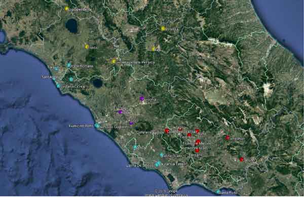 rete monitoraggio qualità dell'aria nel Lazio