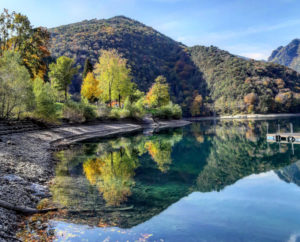 Giochi di riflessi - Lago di Ledro